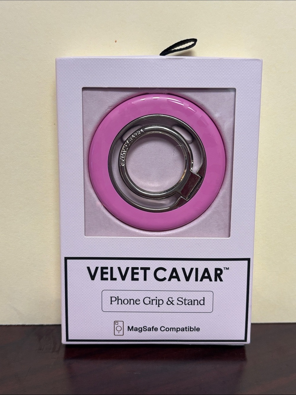 Velvet Caviar Pink Ring Phone Grip & Stand - MagSafe Compatible